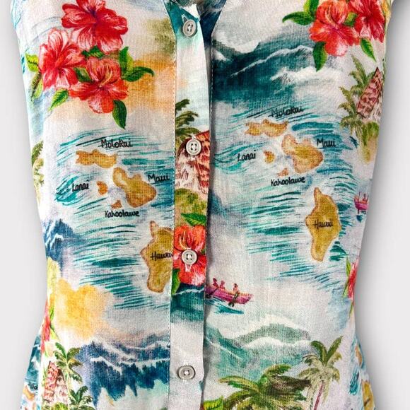 Majorelle Tudo Bem Romper in Hawaiian Multi - Picture 5 of 8